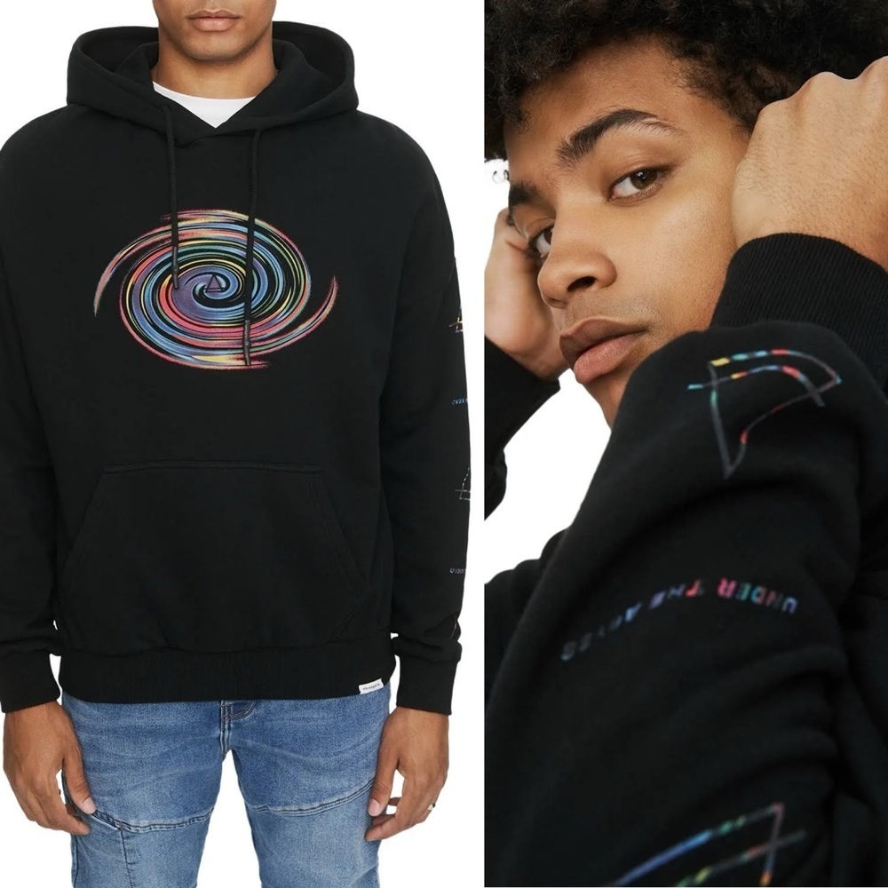 NWT Eleven Paris Under the Abyss Black Hoodie